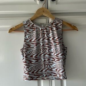Brand New Retro Sleeveless Crop top
